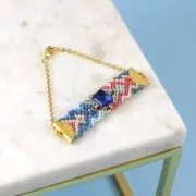 Assortiment 12 échevettes pour bracelet brésilien & broderie - Pastel x1