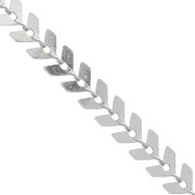 Chaîne maille chevron en épis 6.3 mm en Acier inoxydable x1m|raw }}