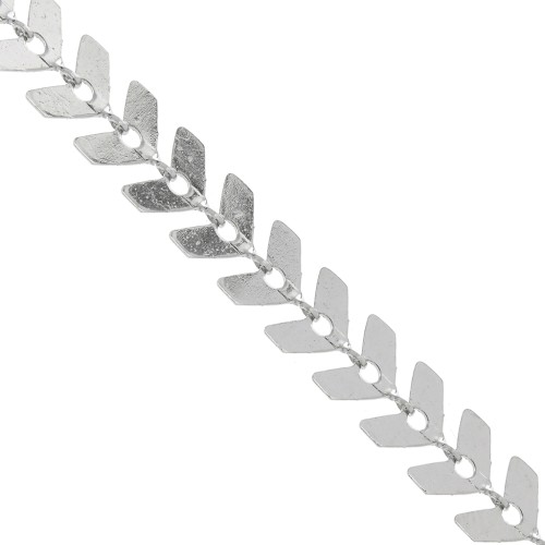 Chaîne maille chevron en épis 6.3 mm en Acier inoxydable x1m