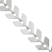 Chaîne maille chevron en épis 6.3 mm en Acier inoxydable x1m