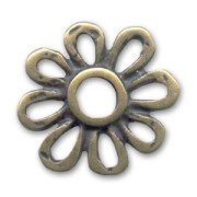 Intercalaire fleur 23 mm bronze x1|raw }}