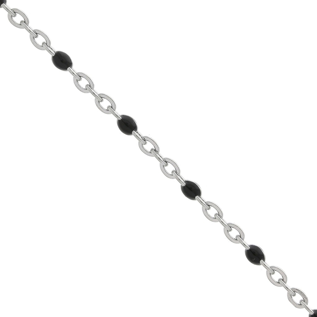 Chaîne Plate En Acier Inoxydable 304 | Rouleau De 5m (16.4ft) Largeur 7mm | Pour Fabrication De Bijoux DIY Et Artisanat | Ton Argenté