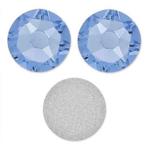 Strass à coller en cristal PureCrystal 6 mm Light Sapphire x10