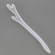 Moule silicone pour pique à cheveux 180 mm - forme branches - en résine x1