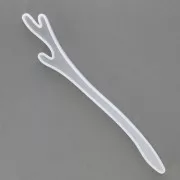Moule silicone pour pique à cheveux 180 mm - forme branches - en résine x1