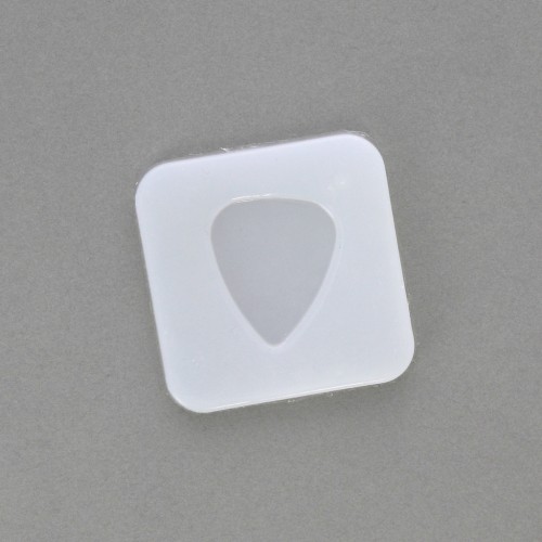 Moule silicone triangle arrondi pour réaliser des cabochons en résine x1