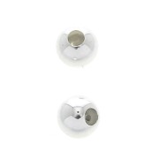 Perles stoppeur 4 mm avec un trou de 0.6 mm en Argent 925 x4|raw }}