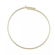 Créoles fines à décorer 25 mm en Gold filled (or laminé) x20