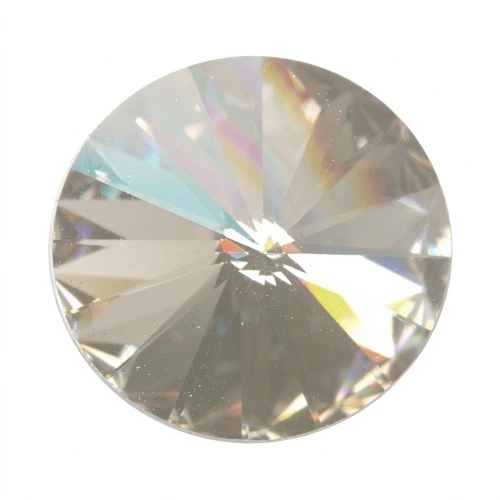 Cabochon PureCrystal 1122 Rivoli 8 mm Crystal Silver Shade x1