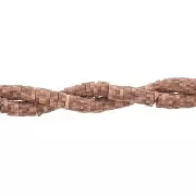 Marron - Perles Heishi rondelles en pâte polymère 5x1 mm Multi Marron foncé x39 cm Perles Heishi rondelles en pâte polymère 5x1 mm Multi Marron foncé x39 cm