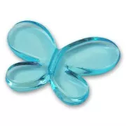 Papillon 34x46 mm Aquamarine x1