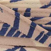 Passepoil Crêpe de Viscose Atelier Brunette 10 mm - Canopy Cobalt x1m