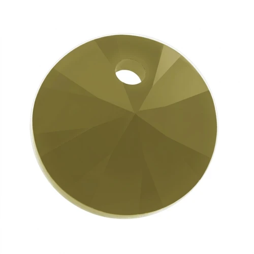 Pendentif PureCrystal 6428 6 mm Crystal Metallic Light Gold 2x x1