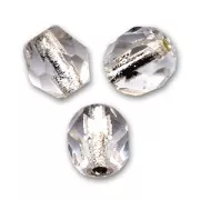 Facettes 5 mm Crystal Silver Lined x50