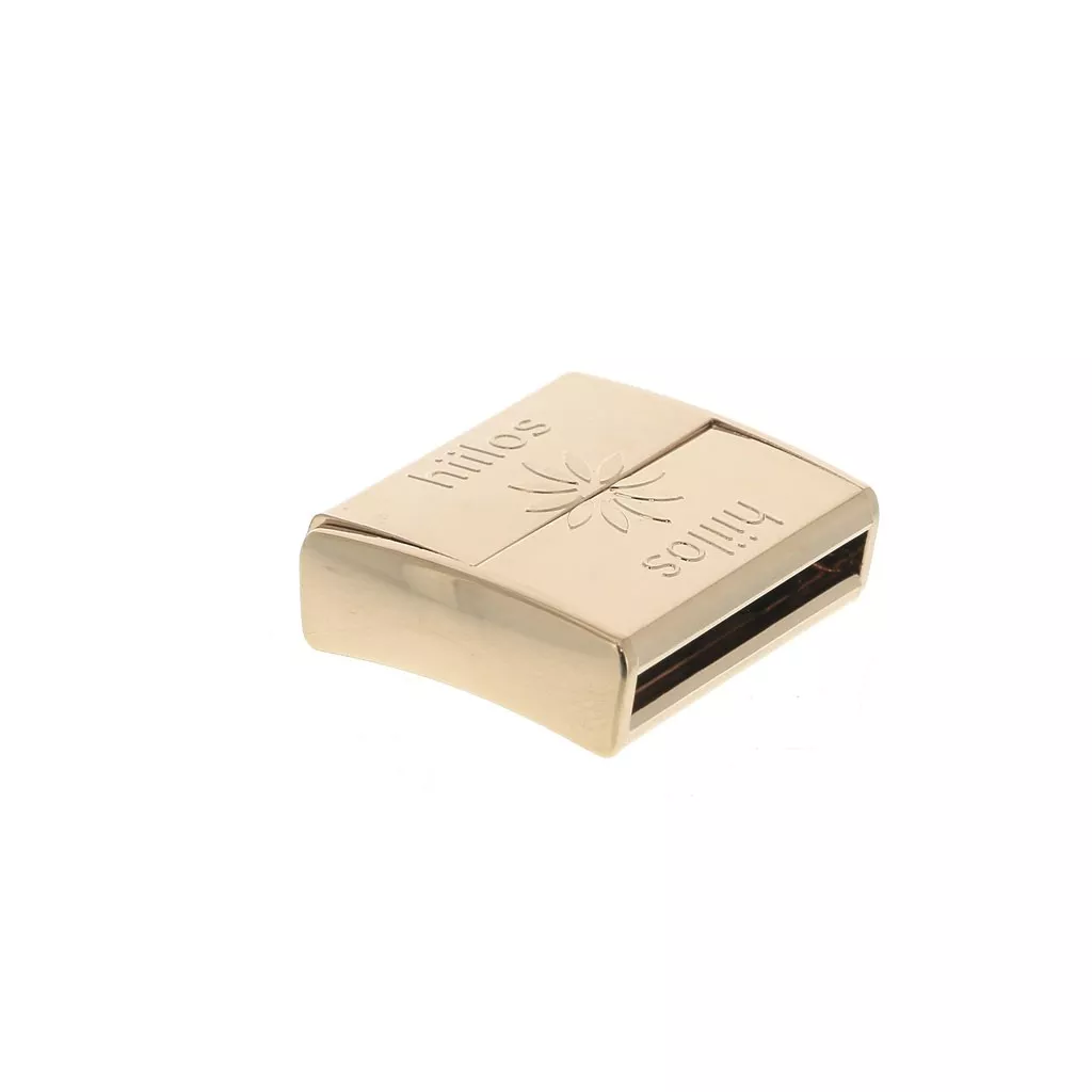 Fermoir Magnétique Doré Pour Bijoux - Passage Du Fil 2mm - Neuf, Création DIY
