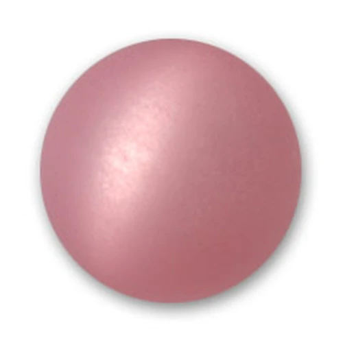 Perle ronde Polaris Dépolie 25 mm Light Rose x1