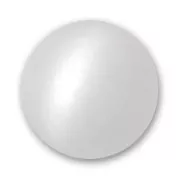 Perle ronde Polaris Dépolie 25 mm Crystal x1