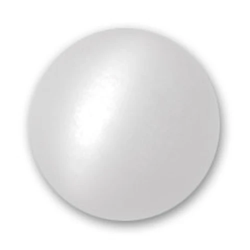 Perle ronde Polaris Dépolie 25 mm Crystal x1