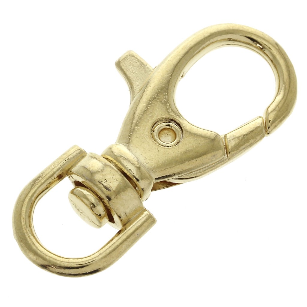 Clip Porte-Clés Ceinture Mousqueton Double Cercle Alliage Zinc - Organisateur Clés Robuste