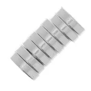 Perles rondelles Heishi en laiton disques plats percés 4x0.8mm Placage Argent fin vieilli x10