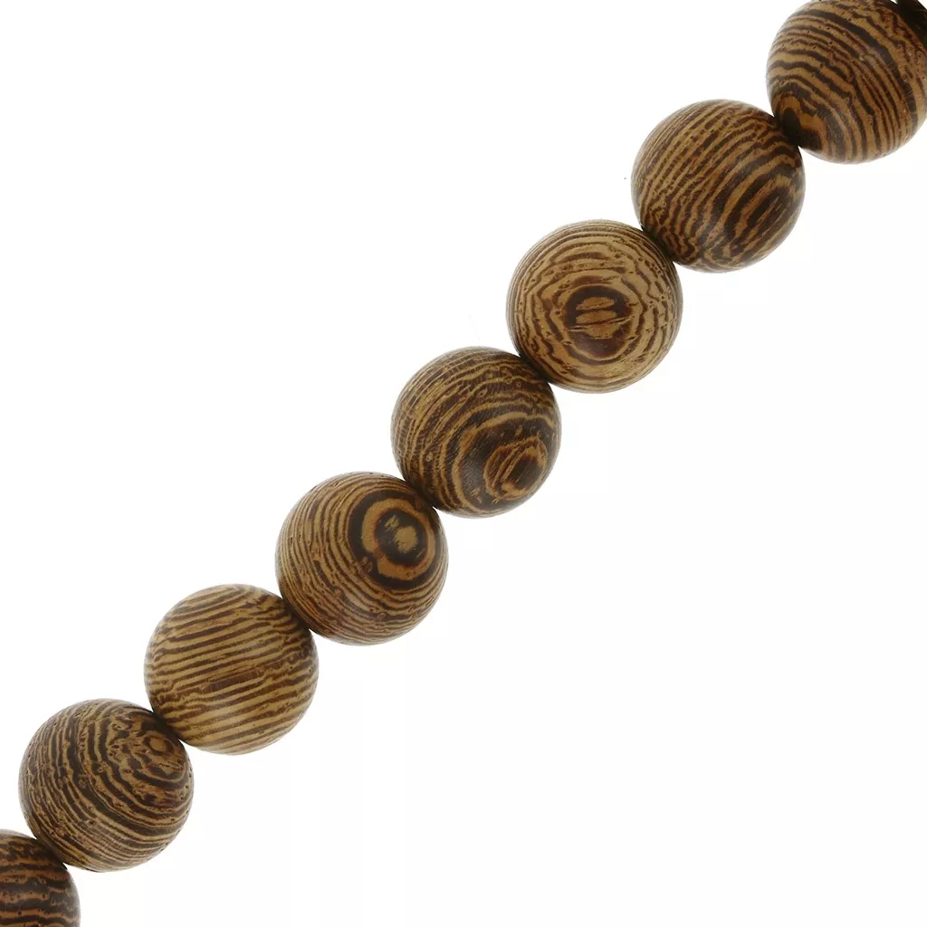 Perlin Lot De 525 Perles Rondes En Bois De 6 X 3 Mm - Marron Foncé - Mini Perles D'espacement En Bois Avec Trou Pour Enfiler Les Perles Pour La Fabrication De
