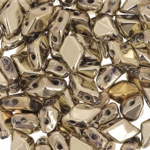 Diamonduo 2-hole 5x8 mm Full Dorado x10g