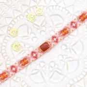 Embout tissage perles Miyuki 11/0 exclu Perles & co éthnique 9 mm Doré à l'or fin