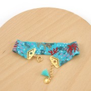 Embout tissage perles Miyuki 11/0 exclu Perles & co Etoile 18 mm Doré à l'or fin