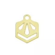 Embout tissage perles Miyuki 11/0 exclu Perles & co Bohème 9 mm Doré à l'or fin