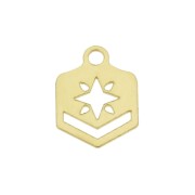 Embout tissage perles Miyuki 11/0 exclu Perles & co Etoile 9 mm Doré à l'or fin|raw }}