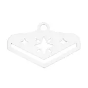 Embout pour tissage de perles Miyuki 11/0 exclu Perles & co Etoile 18mm Argent 925