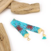 Embout pour tissage de perles Miyuki 11/0 exclu Perles & co Etoile 18mm Argent 925