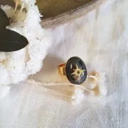 Élément en forme d'étoile à coller - exclu Perles & Co 10.5 mm Doré à l'or fin x1