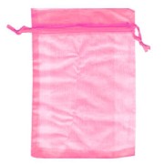 Sachets Organza 120x170 mm Rose Clair x10|raw }}