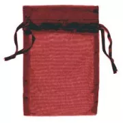 Sachets Organza 130x180 mm Bordeaux x10