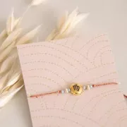 Fil à broder métallisé tressé 16  Au ver à soie pour broderie - Rouge (031) x10m