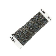 Fil à broder métallisé tressé 16 Au ver à soie pour broderie Multi Foncé (034)x10m