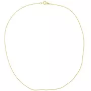 Tour de cou maille serpentine 1,1 mm Doré à l'or fin x 45 cm