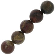 Perles rondes 6 mm pierre gemme Pietersite x15