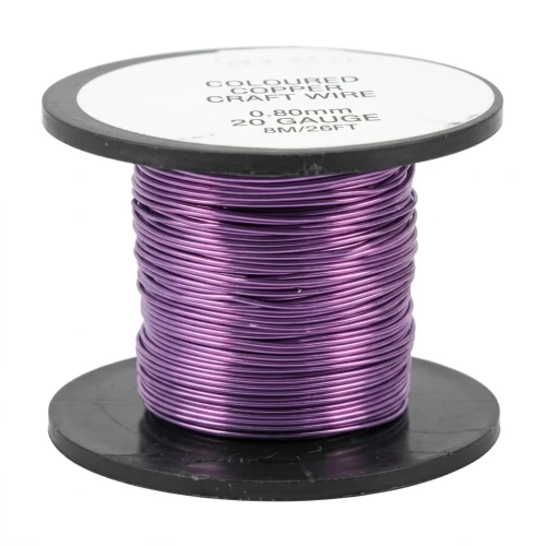 Fil de cuivre 0.30 mm Lilac x 70 m