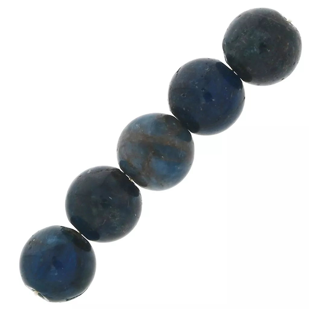 Lot De 30 Perles 6 Mm En Apatite Gemme Naturelle - Multicolore