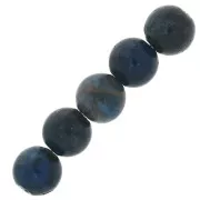 Perles rondes en pierre gemme 6 mm - Apatite x15