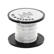 Fil de cuivre 0.315 mm - Argenté x70m