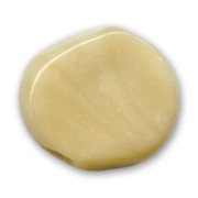 Palet uni irrégulier 23 mm Opaque Beige x1