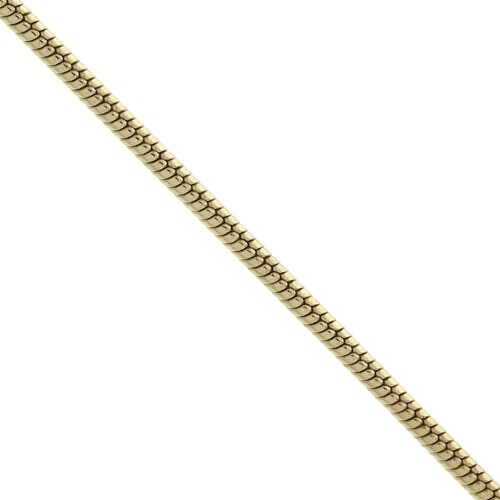 Chaîne En Plaqué Or Maille Medium Longueur 50 Cm - Style Vintage Unisexe