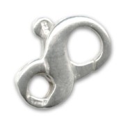 Fermoir mousqueton 13 mm - Argent 925 x1