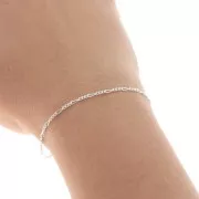 Chaîne maille Figaro alternée (1x3) 1.8 mm - Argent 925 x50cm