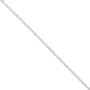 Chaîne maille Forçat rectangle 1.8 mm en Argent 925 x 50cm