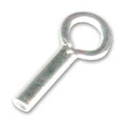 Embouts pour cordon 0,8 mm en Argent 925 x4