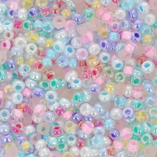 Mix de rocailles Miyuki 11/0 MIX-24 - Spring Flowers x8gr
